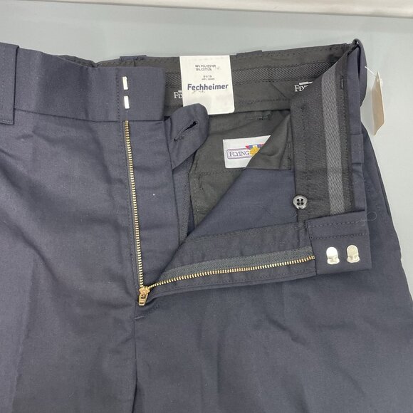 Flying Cross Valor Twill Pants Uniform Trousers Flex Waistband Navy Blue 36x32 - Picture 6 of 13